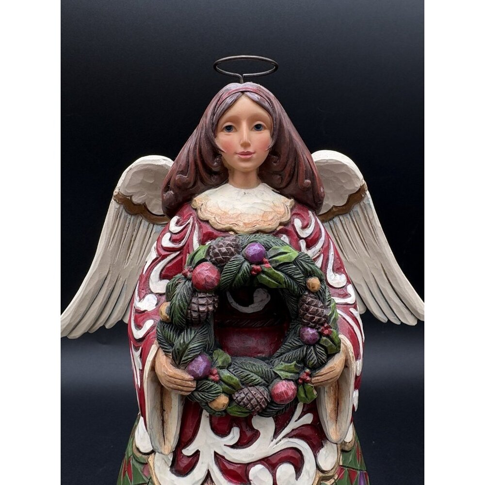 Jim Shore Enesco 10.25” Angel Prepare for Christmas Joy 2012 Collector 4027719 - Picture 2 of 9